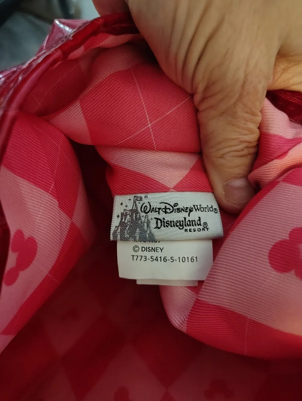 Disney spacious red
